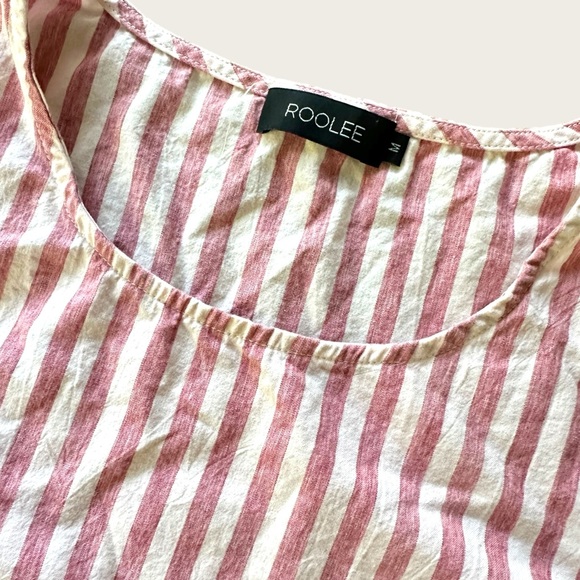 Roolee Cotton Striped Tent Top, Size M - Picture 5 of 10